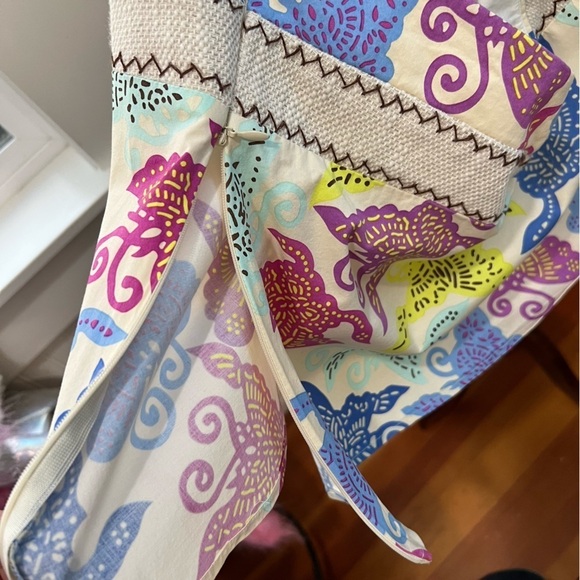 TIBI Set Halter Neck Top & Crop Top Matching Set in Boho Print - Picture 8 of 12